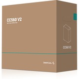 DeepCool CC560 V2 , Tower-Gehäuse schwarz, Tempered Glass