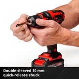 EINHELL Akku-Bohrschrauber TC-CD 18/35 Li, 18Volt rot/schwarz, Li-Ionen Akku 1,5Ah