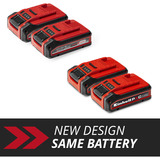 EINHELL Akku Power-X-Change TWIN-PACK 18Volt 4,0Ah rot/schwarz, 2 Stück, ohne Ladegerät