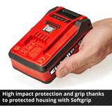 EINHELL Akku Power-X-Change TWIN-PACK 18Volt 4,0Ah rot/schwarz, 2 Stück, ohne Ladegerät