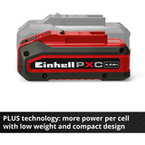EINHELL Akku Power-X-Change TWIN-PACK 18Volt 4,0Ah rot/schwarz, 2 Stück, ohne Ladegerät