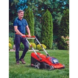 EINHELL Professional Akku-Rasenmäher RASARRO 36/40, 36Volt (2x18V) rot/schwarz, 2x Li-Ionen Akku 4,0Ah