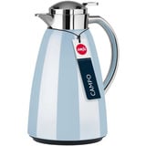 Emsa CAMPO Isolierkanne, 1 Liter hellblau/edelstahl, QUICK TIP Verschluss