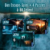 KOSMOS EXIT - Das Spiel + Puzzle - Der einsame Leuchtturm, Partyspiel 