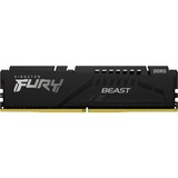 Kingston FURY DIMM 16 GB DDR5-5200  , Arbeitsspeicher schwarz, KF552C40BB-16, FURY Beast, INTEL XMP