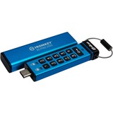 Kingston IronKey Keypad 200 64 GB, USB-Stick USB-C 3.2 Gen 1