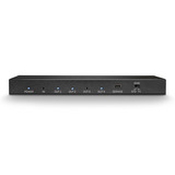 Lindy 4 Port HDMI 18G Splitter, HDMI Splitter schwarz, HDR HDCP 2.2