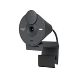 Logitech Brio 300, Webcam schwarz, Graphite