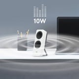Logitech Z207 , PC-Lautsprecher weiß, Bluetooth, Klinke