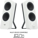 Logitech Z207 , PC-Lautsprecher weiß, Bluetooth, Klinke