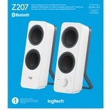 Logitech Z207 , PC-Lautsprecher weiß, Bluetooth, Klinke