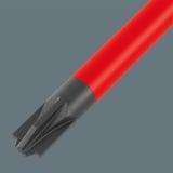 Wera Kraftform Kompakt VDE 15 Torque extra slim 1 Tool Finder, 15-teilig, Schraubendreher rot/gelb, inkl. Drehmoment-Steckgriff, VDE-Wechselklingen