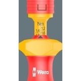 Wera Kraftform Kompakt VDE 15 Torque extra slim 1 Tool Finder, 15-teilig, Schraubendreher rot/gelb, inkl. Drehmoment-Steckgriff, VDE-Wechselklingen