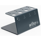 Wiha Schraubendreher mit Bithalter SoftFinish, 1/4" schwarz/rot, mit Ratschenfunktion