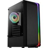 Aerocool Bionic-G v2 TG, Tower-Gehäuse schwarz, Tempered Glass