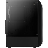 Aerocool Bionic-G v2 TG, Tower-Gehäuse schwarz, Tempered Glass