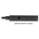 DeLOCK USB 3.2 Gen 2 Aktivverlängerungskabel, USB-C Stecker > USB-C Buchse schwarz, 5 Meter, 10 Gbps, mit DC Strombuchse