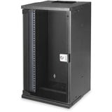 Digitus Wandgehäuse SOHO PRO - 254 mm (10") - 595x315x300 mm, IT-Schrank schwarz, 12 Höheneinheiten