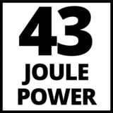 EINHELL Abbruchhammer TC-DH 43 rot/schwarz, 1.600 Watt, Koffer