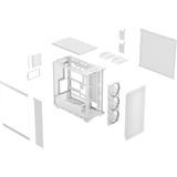 Fractal Design Epoch XL TG RGB Clear tint, Tower-Gehäuse weiß, Tempered Glass