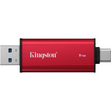 Kingston Dual Portable 1 TB, Externe SSD rot/schwarz