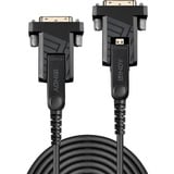 Lindy 20m Fibre Optic Hybrid Micro-HDMI 18G, Kabel schwarz, 20 Meter