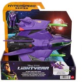 Mattel Disney Pixar Lightyear Hyperspeed Zurg Fighter Ship, Spielfahrzeug 