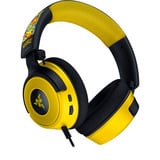 Razer Kraken V4 X - Pokémon Kanto Starters Edition, Gaming-Headset schwarz/gelb