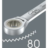 Wera 6007 Joker Imperial 8 Set 1 Maul-Ringratschenschlüssel-Satz, 8-teilig, Schraubenschlüssel zöllige Größen