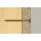 fischer Spanplattenschraube ClassicFast II 3,5x35 Senkkopf PZ 1.000 Stück, mit Teilgewinde