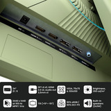 Arozzi Nova 34T2K165, Gaming-Monitor 86.4 cm (34 Zoll), grün, UWQHD, VA, Curved, HDMI, DP, Lautsprecher, 165Hz Panel