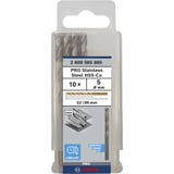 Bosch PRO Stainless Steel HSS-Co Spiralbohrer, Ø 5mm Arbeitslänge 52mm, 10 Stück