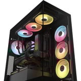 Corsair 3500X LX-R RGB , Tower-Gehäuse schwarz, Tempered Glass x 2