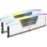 Corsair DIMM 64 GB DDR5-5600 (2x 32 GB) Dual-Kit, Arbeitsspeicher weiß, CMH64GX5M2B5600C40W, Vengeance RGB, INTEL XMP