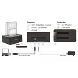 DeLOCK Dual Dockingstation für 2 x SATA HDD / SSD mit Klon Funktion
