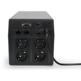 Digitus Line-Interaktive USV, 1000 VA/600 Watt schwarz