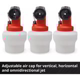 EINHELL Power X-Change Akku-Farbsprühsystem TE-SY 18/90 Li-Solo, 18Volt, Sprühpistole rot/schwarz, ohne Akku und Ladegerät