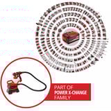 EINHELL Power X-Change Akku-Farbsprühsystem TE-SY 18/90 Li-Solo, Sprühpistole rot/schwarz, ohne Akku und Ladegerät