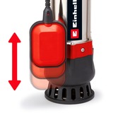 EINHELL Schmutzwasserpumpe GC-DP 5010 G, Tauch- / Druckpumpe rot/edelstahl, 500 Watt