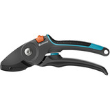 GARDENA Gartenschere PremiumCut Pro - Trockenes Holz grau/türkis, Amboss