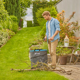 GARDENA Gartenschere PremiumCut Pro - Trockenes Holz grau/türkis, Amboss