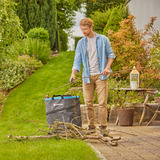 GARDENA Gartenschere PremiumCut Pro - Trockenes Holz grau/türkis, Amboss