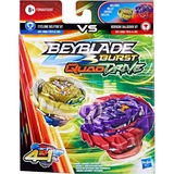 Hasbro Beyblade Burst QuadDrive Cyclone Belfyre F7 und Berserk Balderov B7, Geschicklichkeitsspiel 