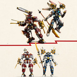 LEGO 71870 Ninjago Die Zwillings-Titanmechs, Konstruktionsspielzeug 