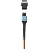 Lindy 100m MPO-Glasfaser HDMI 8K60 Extender, HDMI Verlängerung orange/schwarz