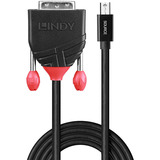Lindy Mini DisplayPort an DVI Adapterkabel schwarz, 3m