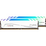 Mushkin DIMM 16 GB DDR4-3200 (2x 8 GB) Dual-Kit, Arbeitsspeicher weiß, MLB4C320EJJP8GX2, Redline Lumina White, INTEL XMP