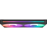 NZXT F280 RGB CORE, Gehäuselüfter schwarz, 280 mm