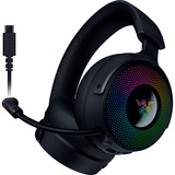 Razer Kraken V4 Pro , Gaming-Headset schwarz, Bluetooth 5.3, USB-Dongle, OLED Control-Hub