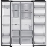 SAMSUNG RS90F67BETEF, Side-by-Side edelstahl, Family Hub, AI Energy Mode, Smart Conversion